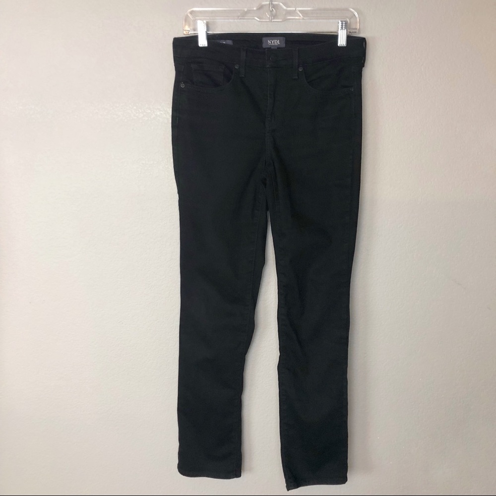 NYDJ Sheri Slim Fit Jeans Black Stretchy Shaping
